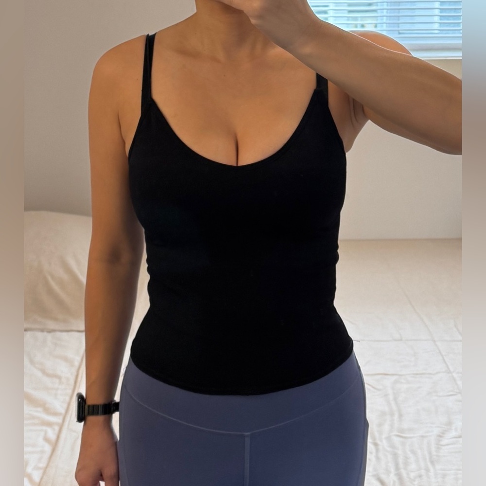 Pick 2 items for $10. Women's Black Stretchy Tank Top